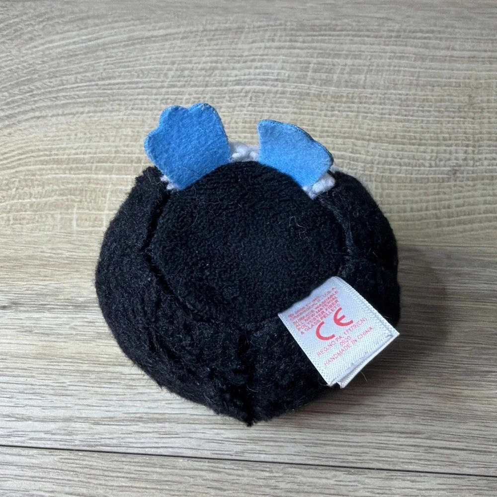 Ty Puffies Waddle Penguin Plush Sparkle Beanie‎ Boos Round Cute Black White Soft